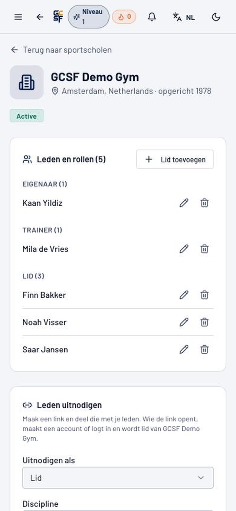 Leden en rollen